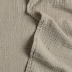 Leni King Cotton Gauze Sham Set - Taupe