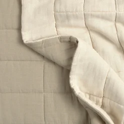 Leni King Cotton Gauze Sham Set - Duo Taupe