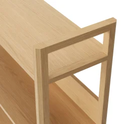 Lilya Shelving Unit Set - White Oak
