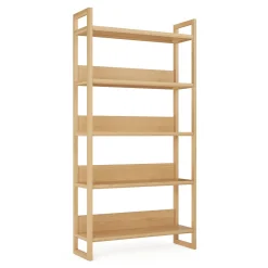 Lilya Shelving Unit Set - White Oak