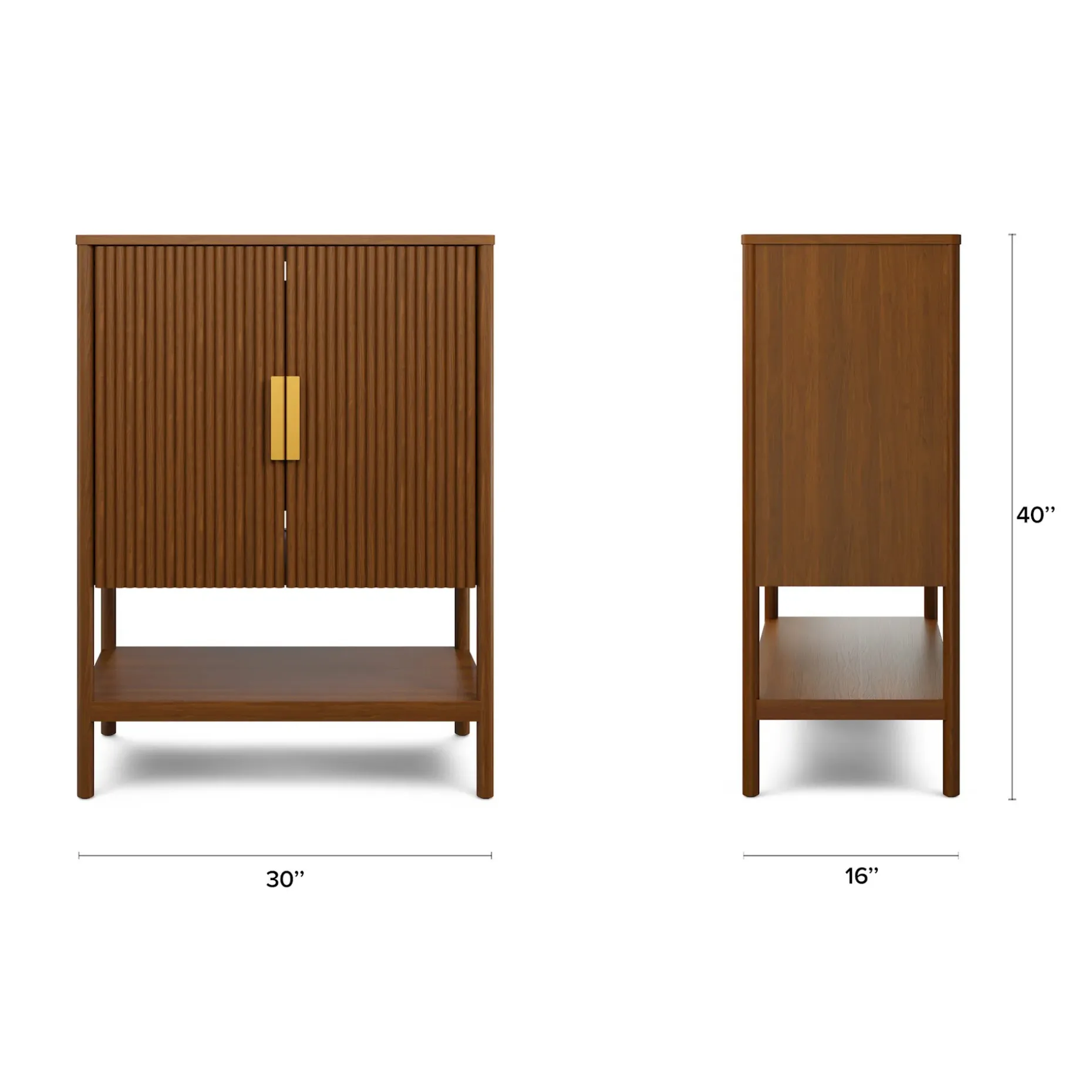 Liv 30" Cabinet - Walnut
