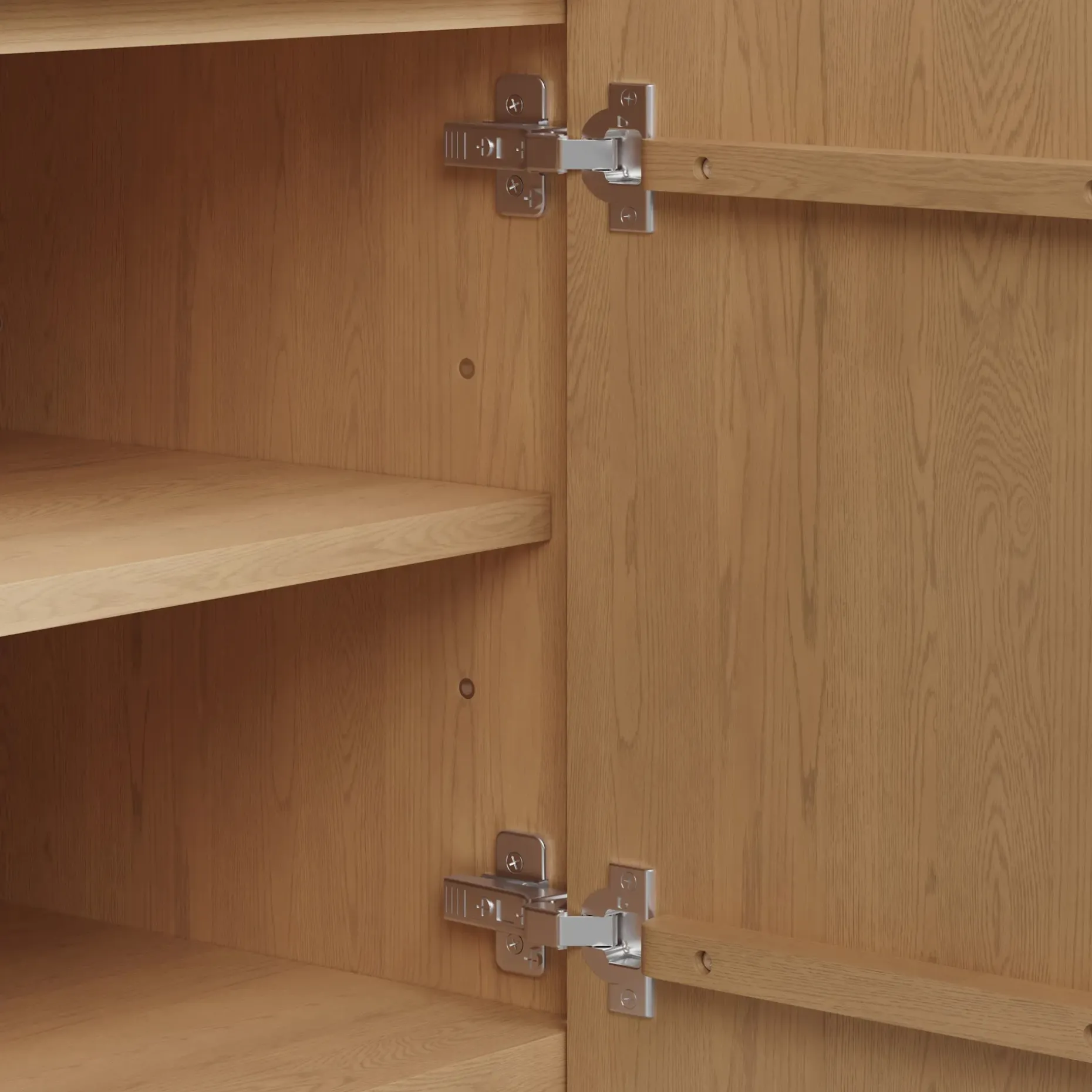 Liv 74.5" Media Unit - White Oak