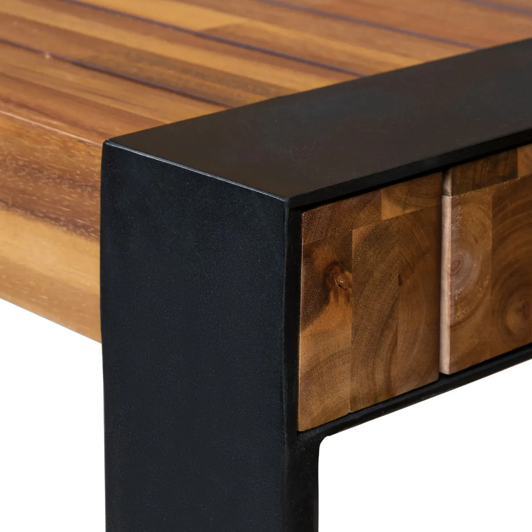 Lubek 84.5" Outdoor Bench - Tuscan Brown