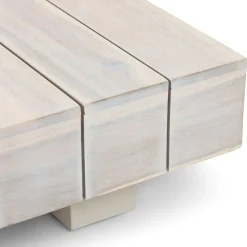 Lubek 32.5" Outdoor Coffee Table - Byron Gray