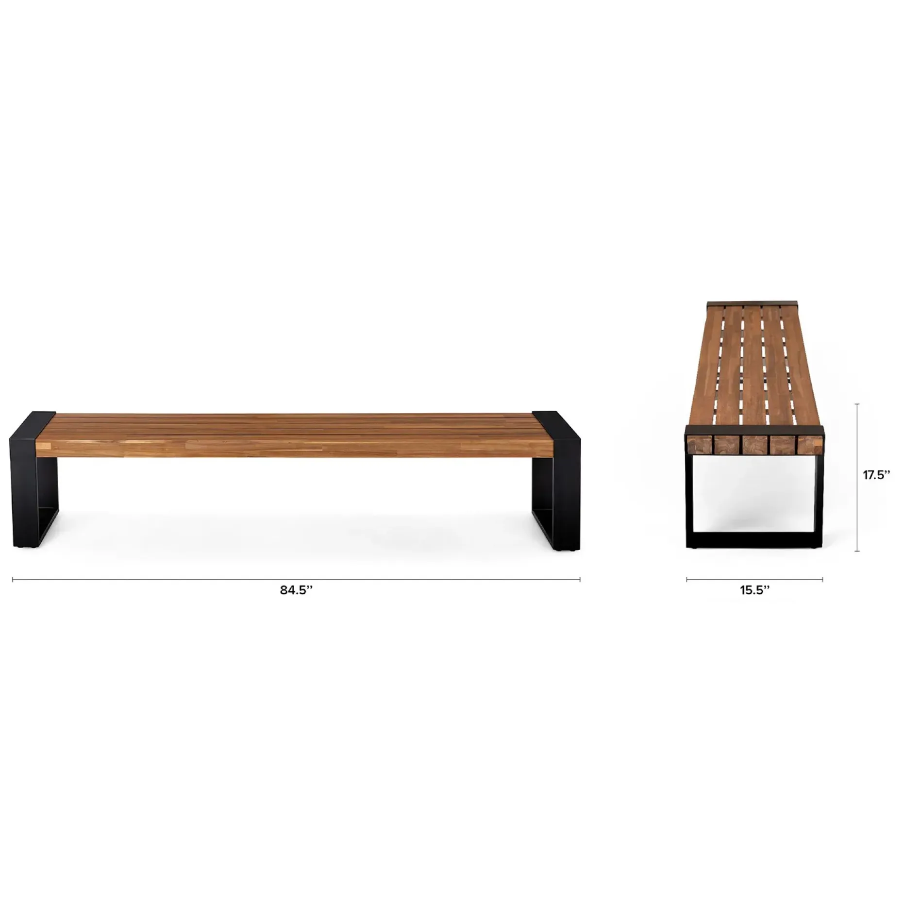 Lubek 94.5" Outdoor Dining Set - Tuscan Brown