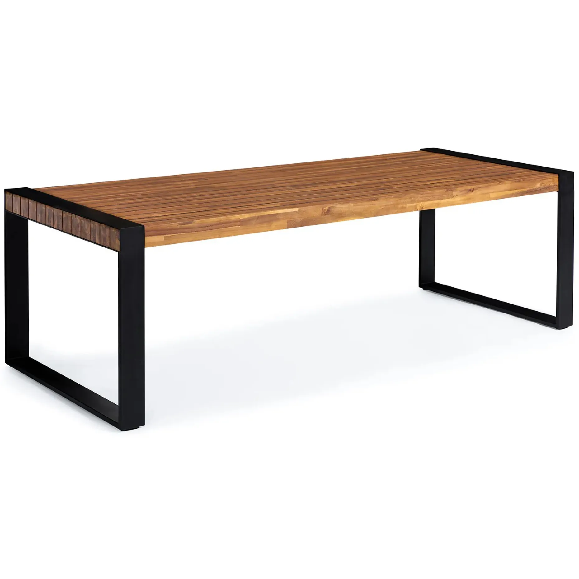 Lubek 94.5" Outdoor Dining Table - Tuscan Brown