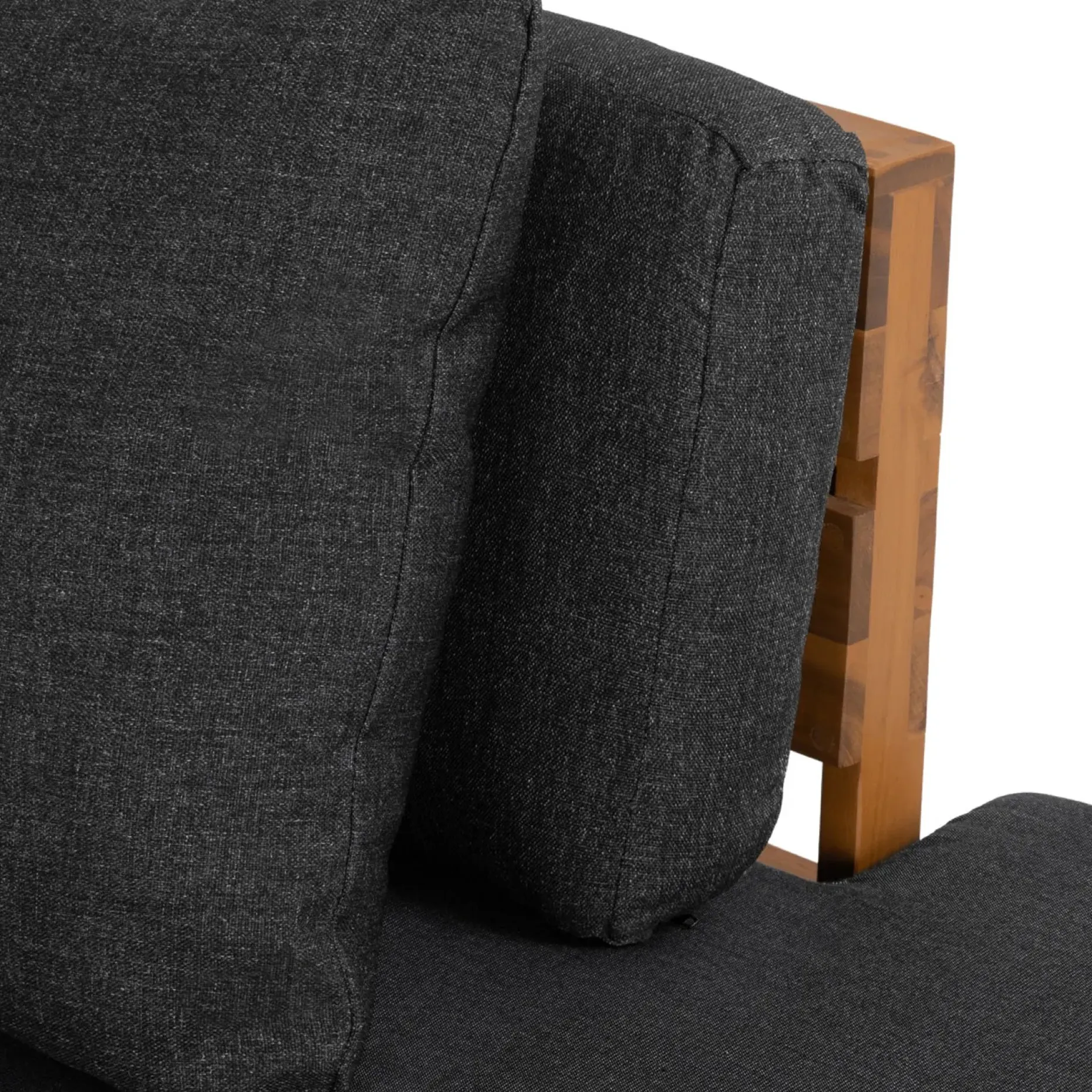 Lubek 100.5" Outdoor Low Corner Sectional - Slate Gray
