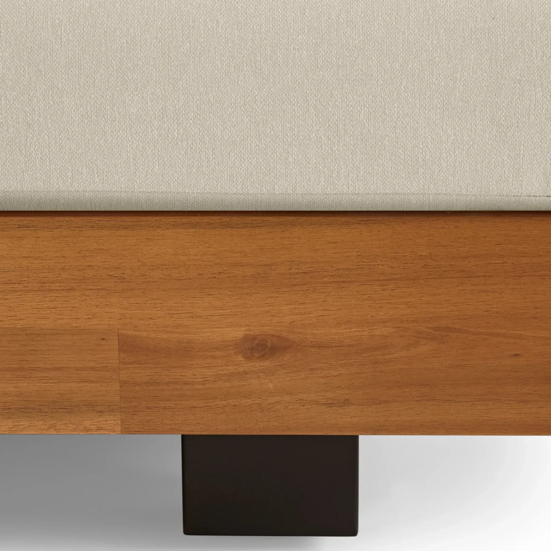 Lubek 100.5" Outdoor Low Corner Sectional - Dravite Ivory