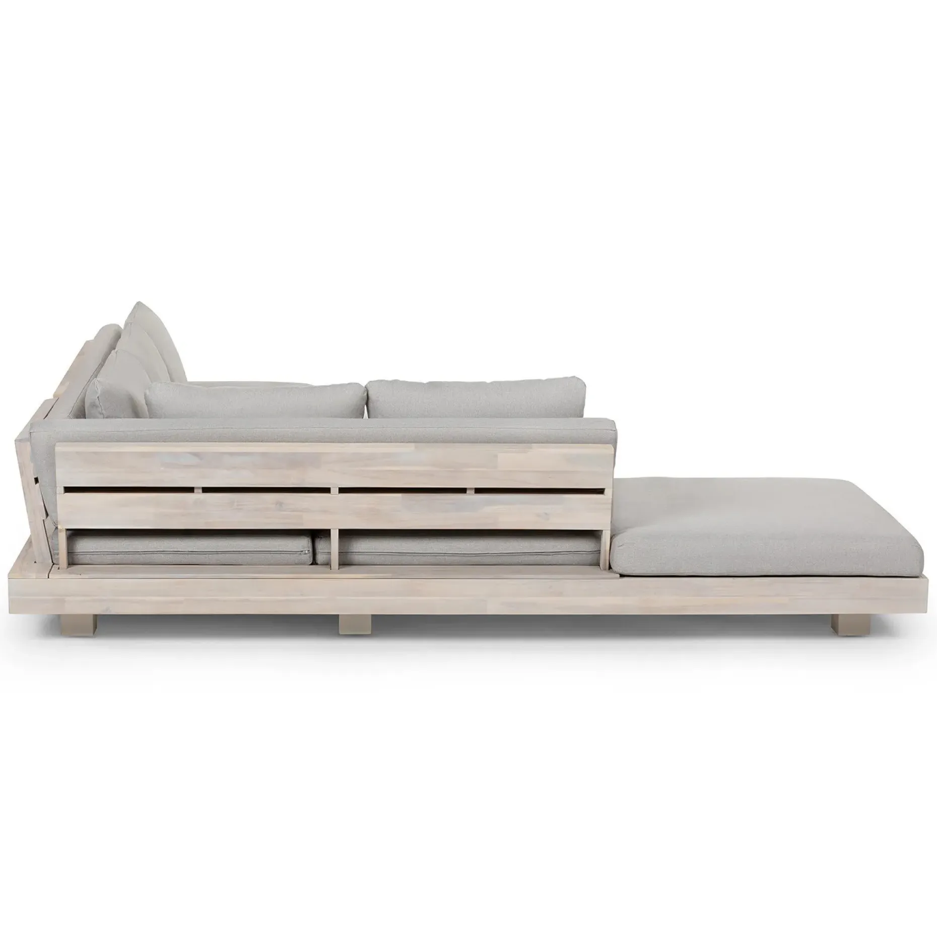 Lubek 100.5" Outdoor Low Corner Sectional - Beach Sand