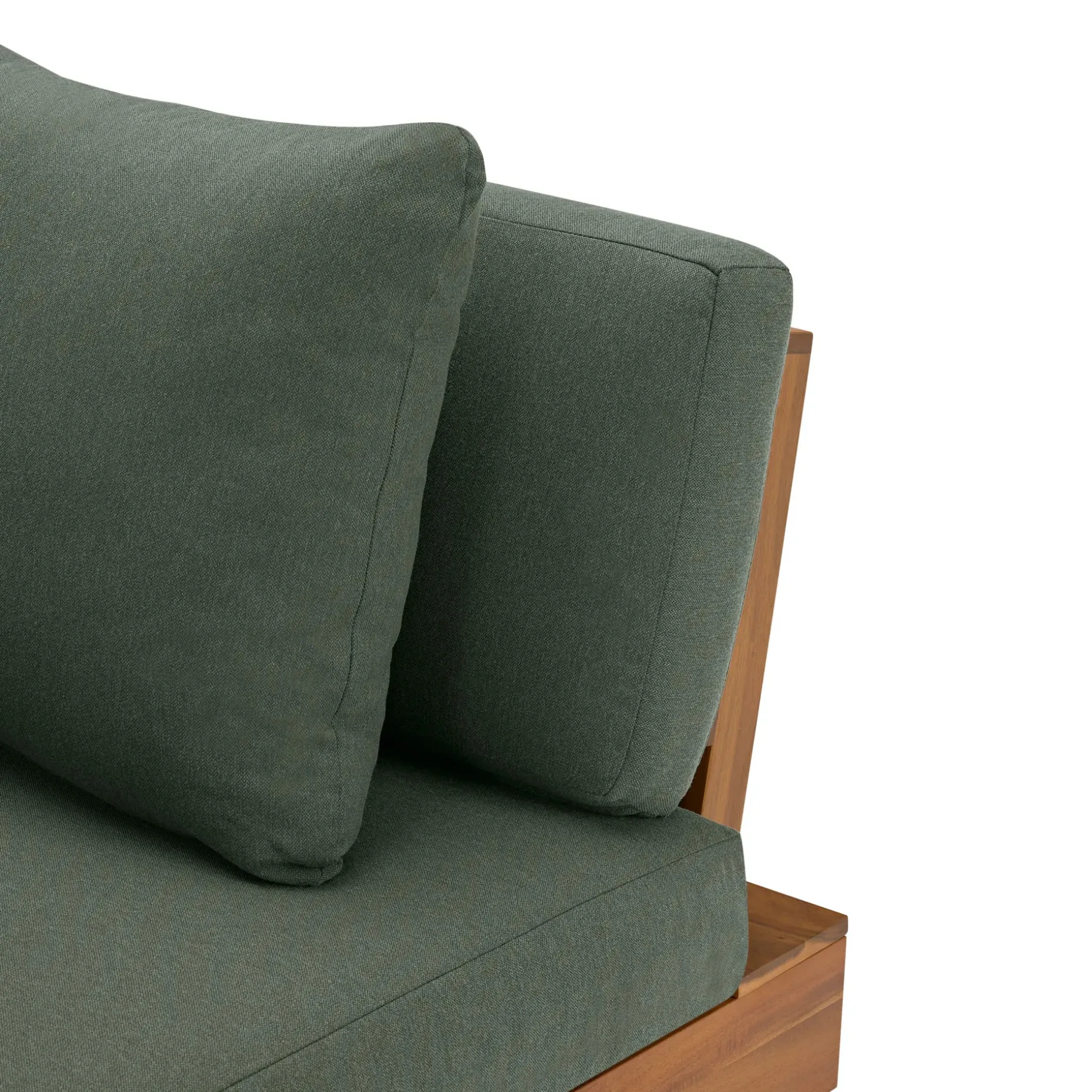 Lubek 69.25" Outdoor Low Left Chaise Lounge - Dravite Green
