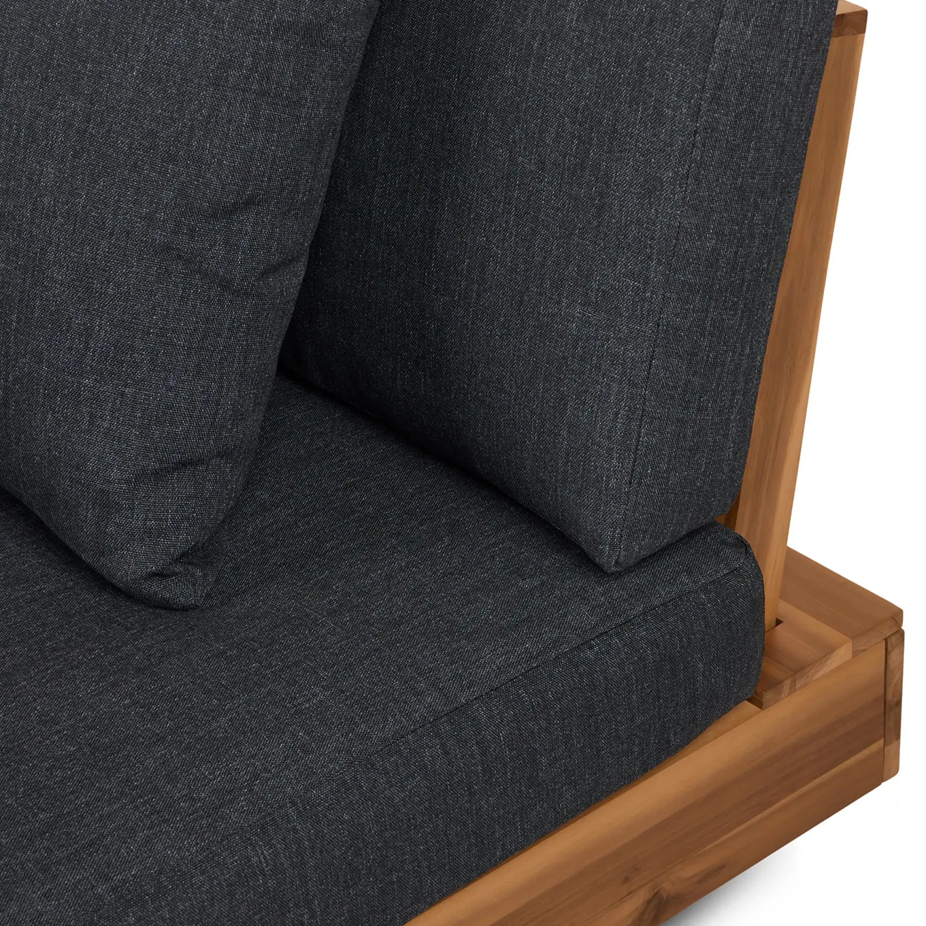 Lubek 82.5" Outdoor Low Left Sectional - Slate Gray