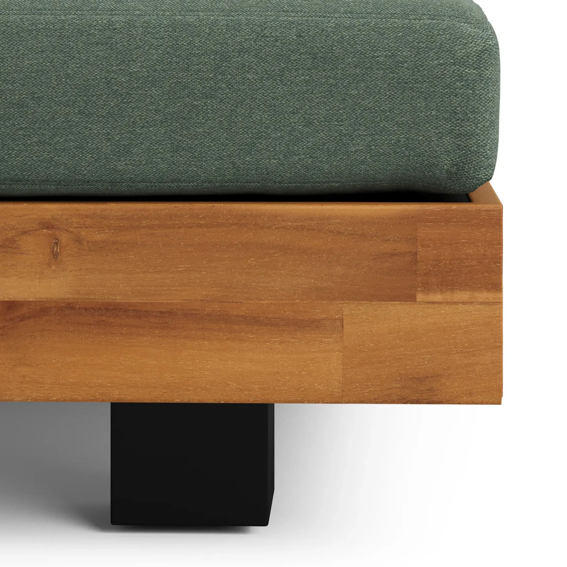 Lubek 82.5" Outdoor Low Left Sectional - Dravite Green