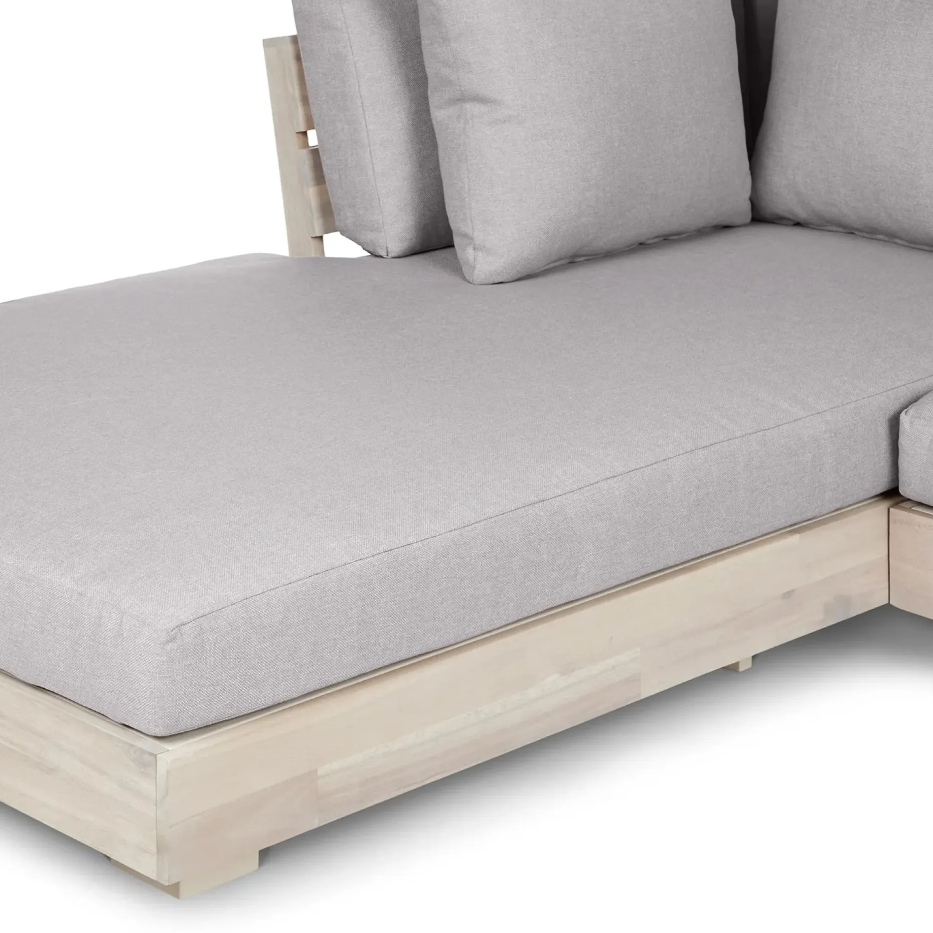 Lubek 82.5" Outdoor Low Left Sectional - Beach Sand