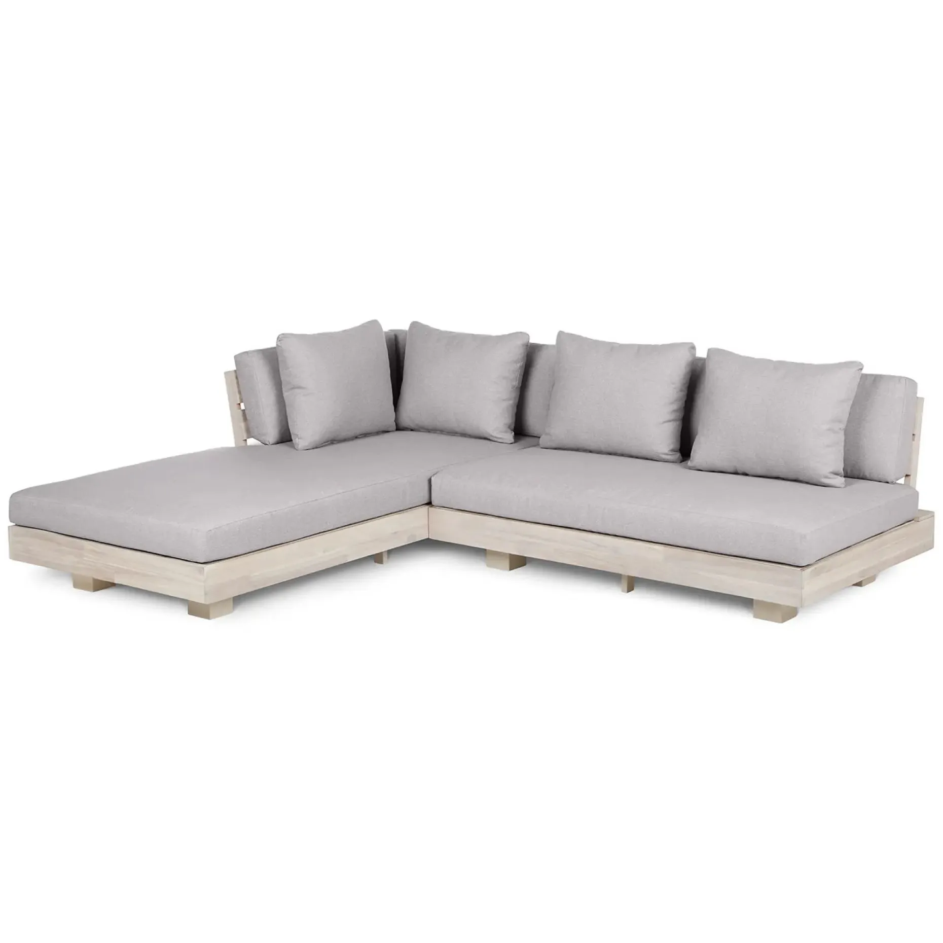 Lubek 82.5" Outdoor Low Left Sectional - Beach Sand