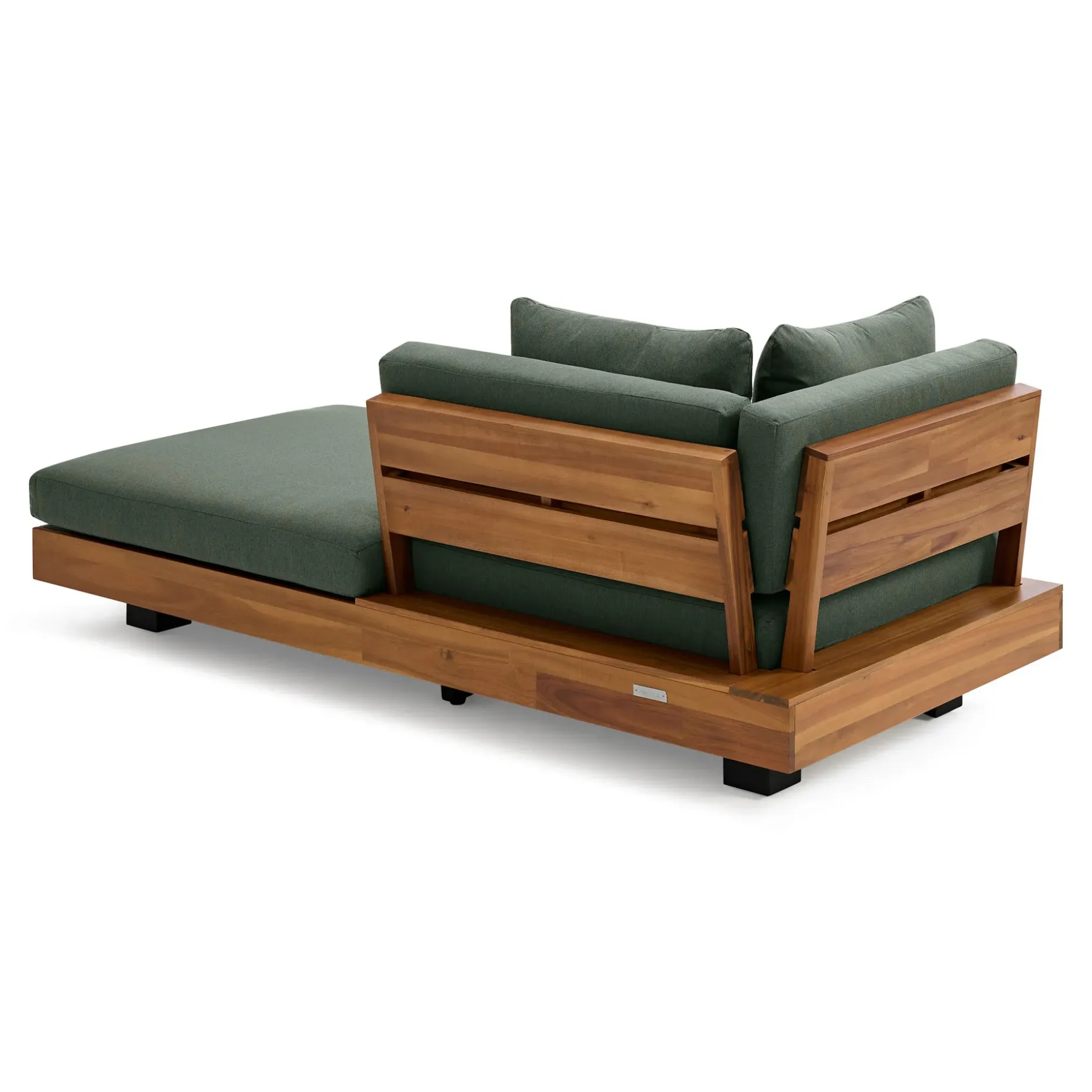 Lubek 69.25" Outdoor Low Right Chaise Lounge - Dravite Green