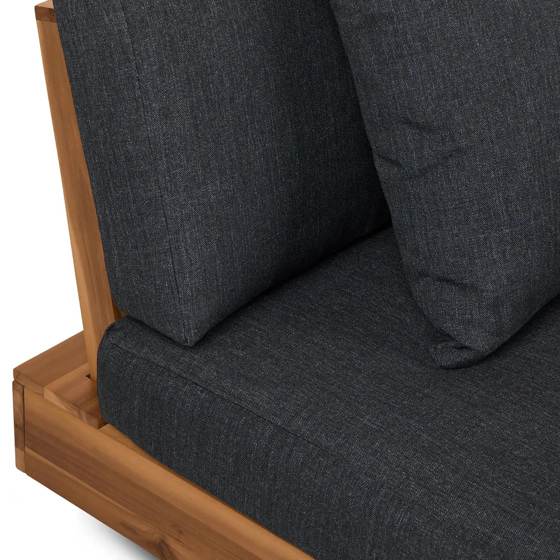 Lubek 82.5" Outdoor Low Right Sectional - Slate Gray