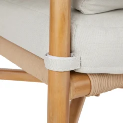 Makali 27" Outdoor Lounge Chair - Lily White