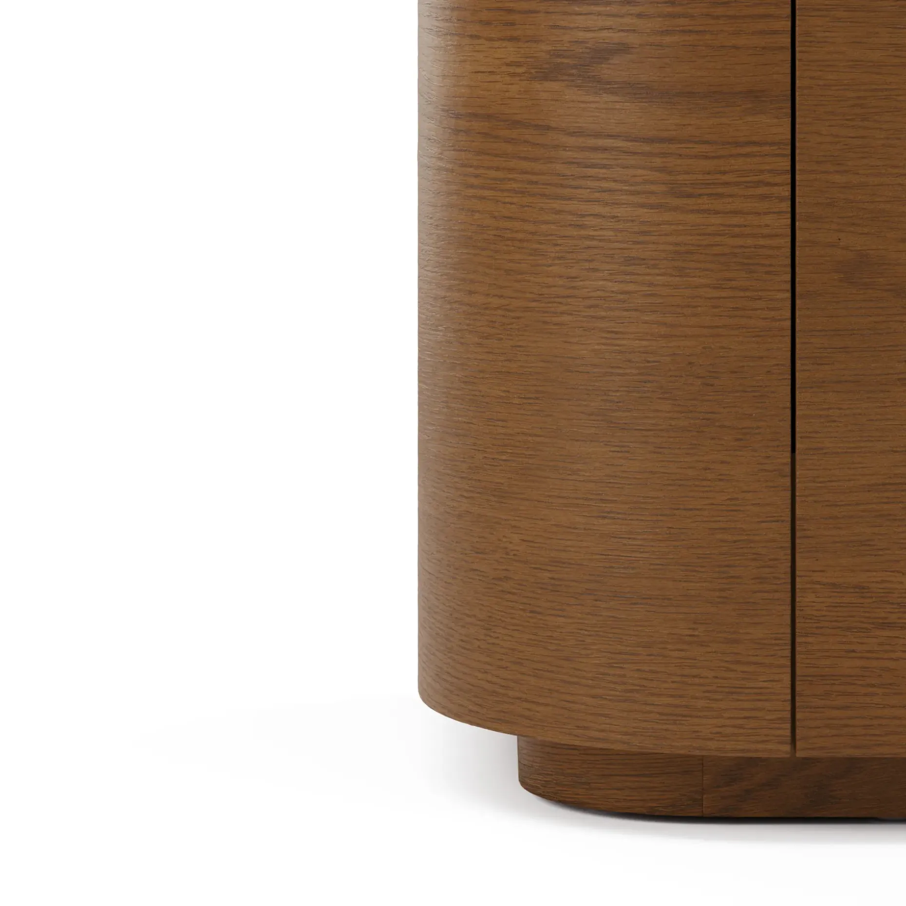 Maren 42" Shelving Unit with Storage - Smoked Oak