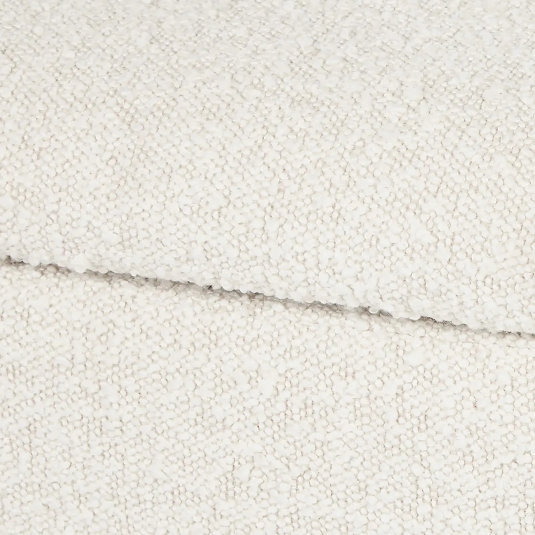 Maribo 48" Storage Ottoman - Ivory Bouclé