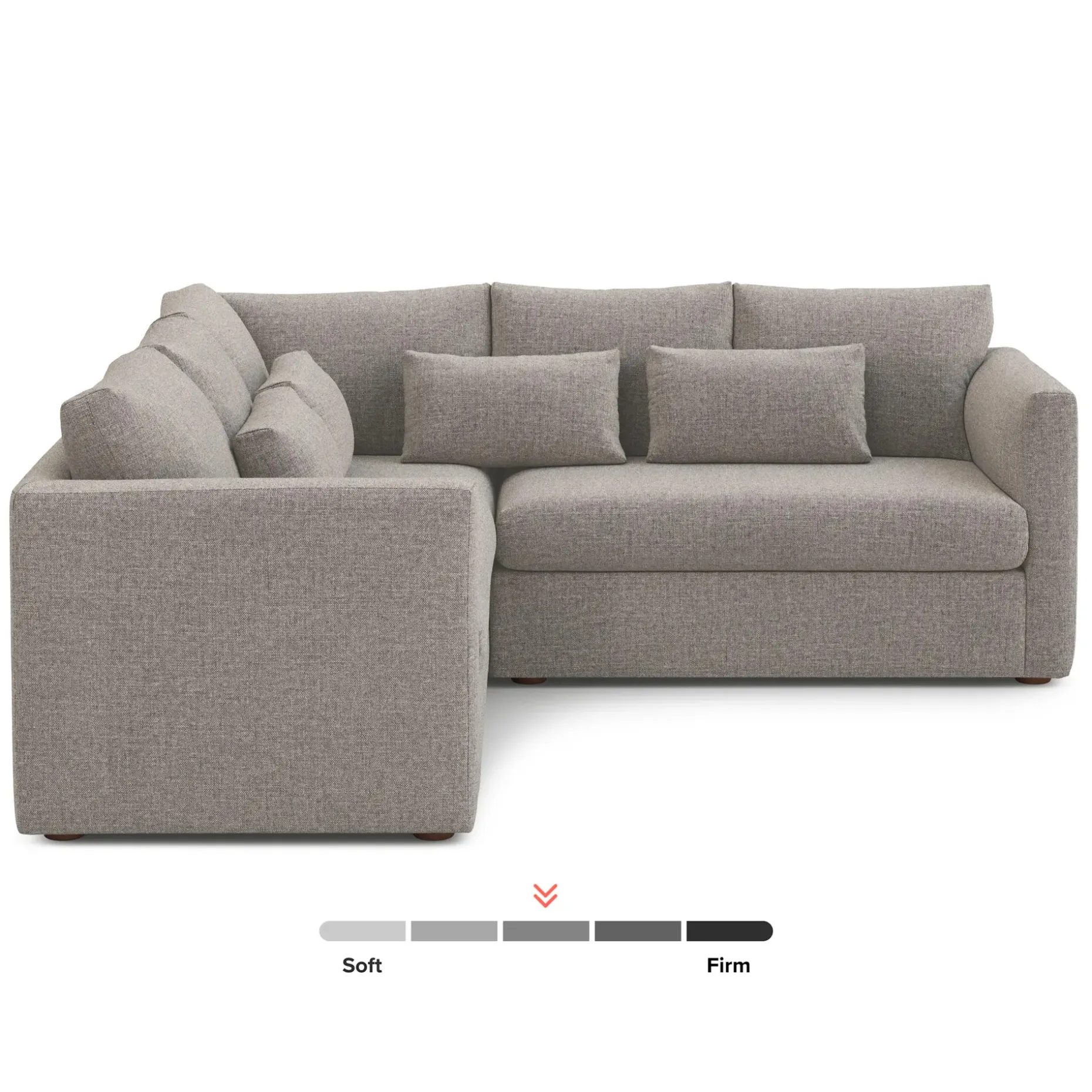 Marina 92" Corner Sectional - Hestia Gray