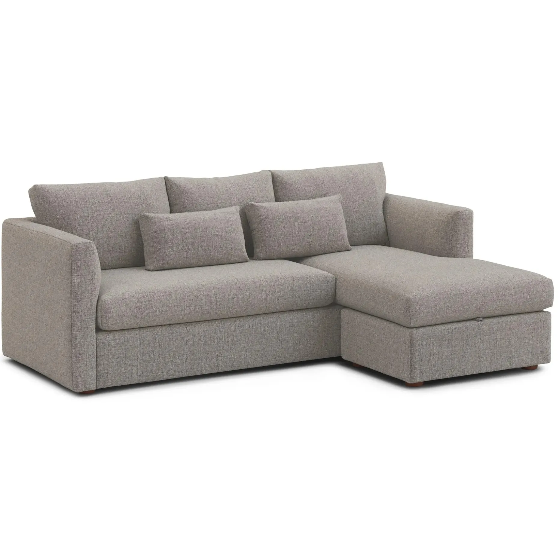 Marina 90" Reversible Storage Sleeper Sectional - Hestia Gray