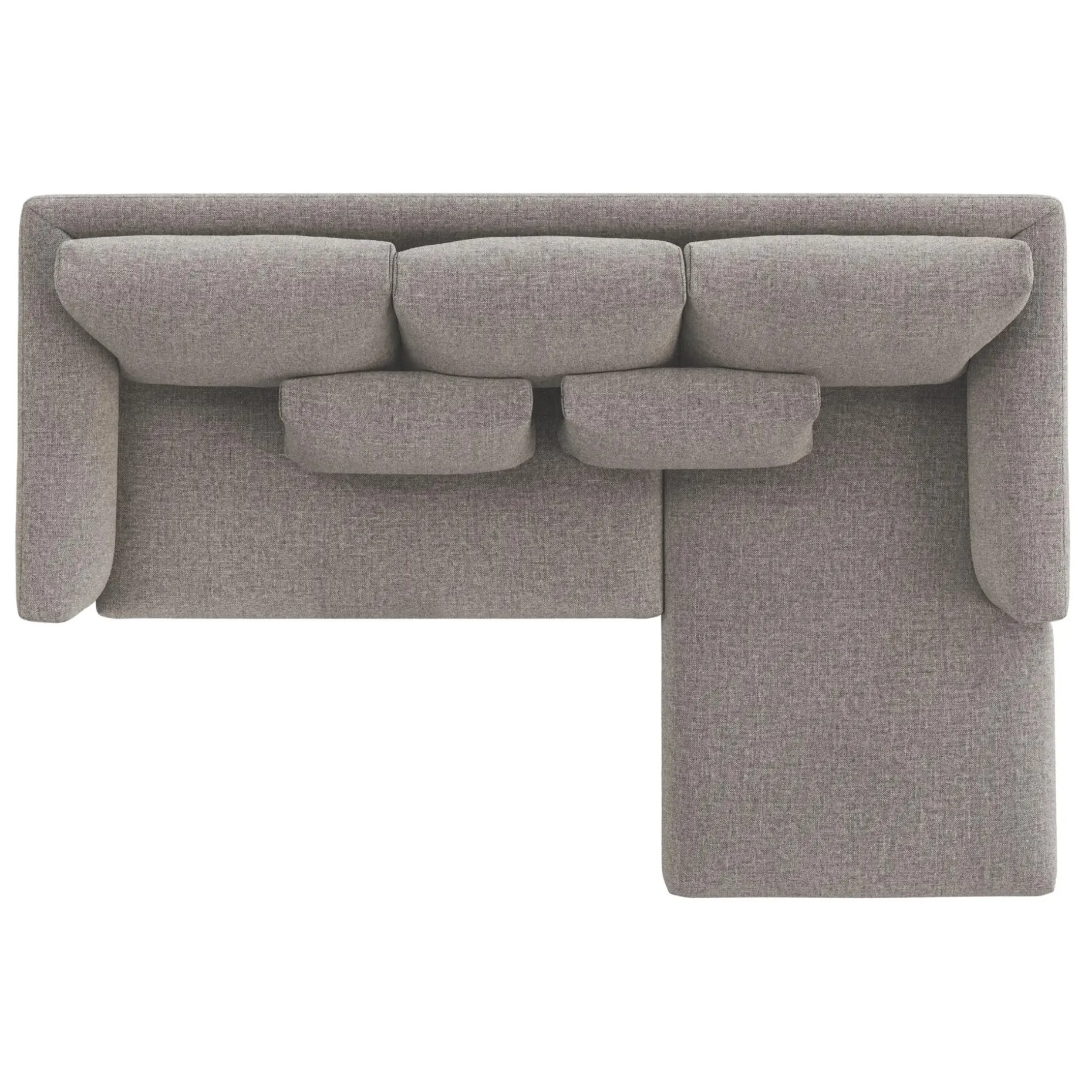 Marina 90" Reversible Storage Sleeper Sectional - Hestia Gray