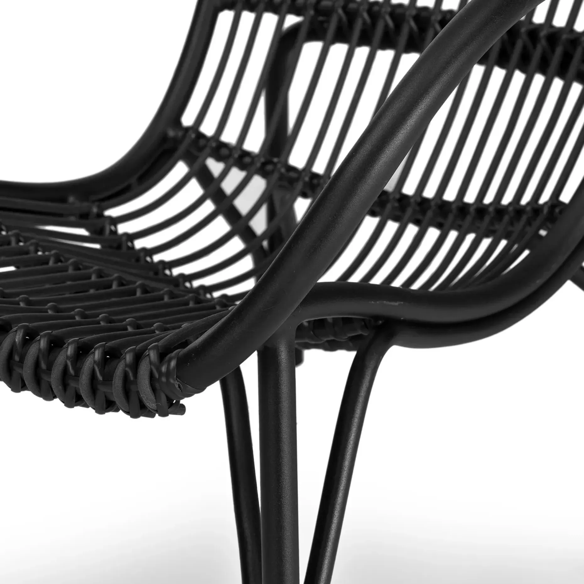 Medan 25" Outdoor Lounge Chair - Graphite