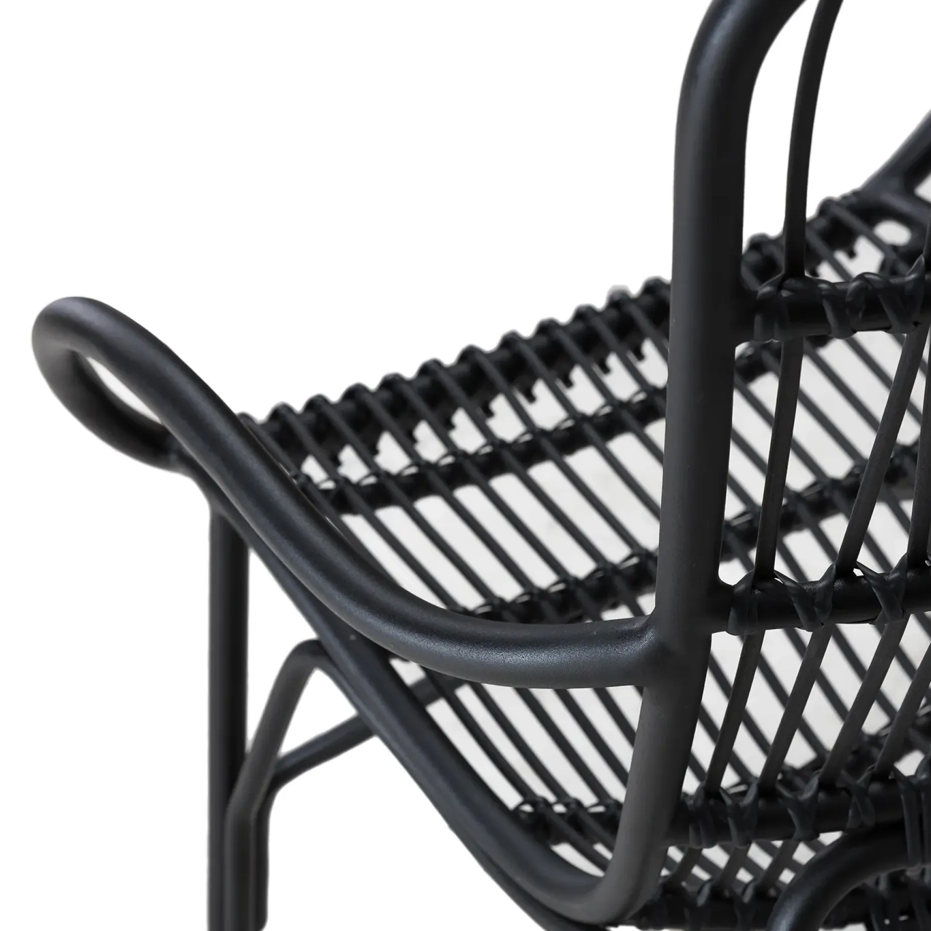 Medan 25" Outdoor Lounge Chair - Graphite