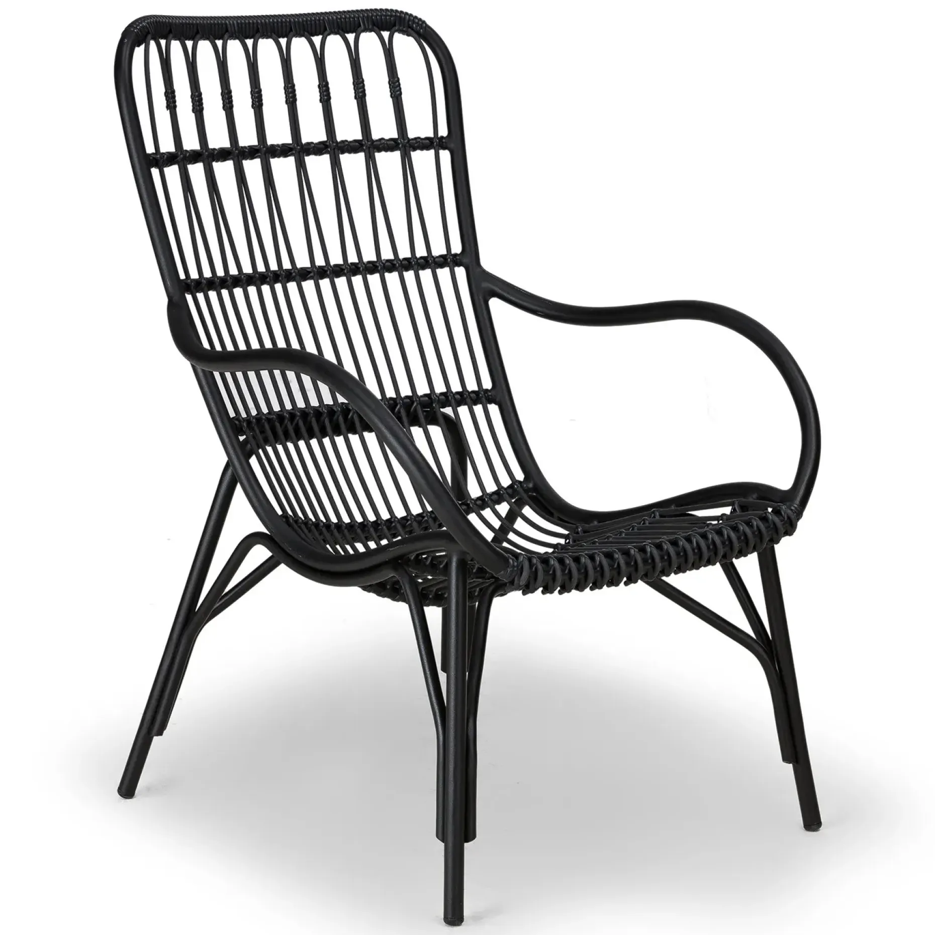 Medan 25" Outdoor Lounge Chair Set - Graphite