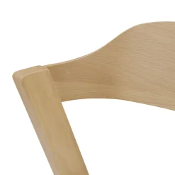 Meja Dining Chair - Oak and Bristol Ivory