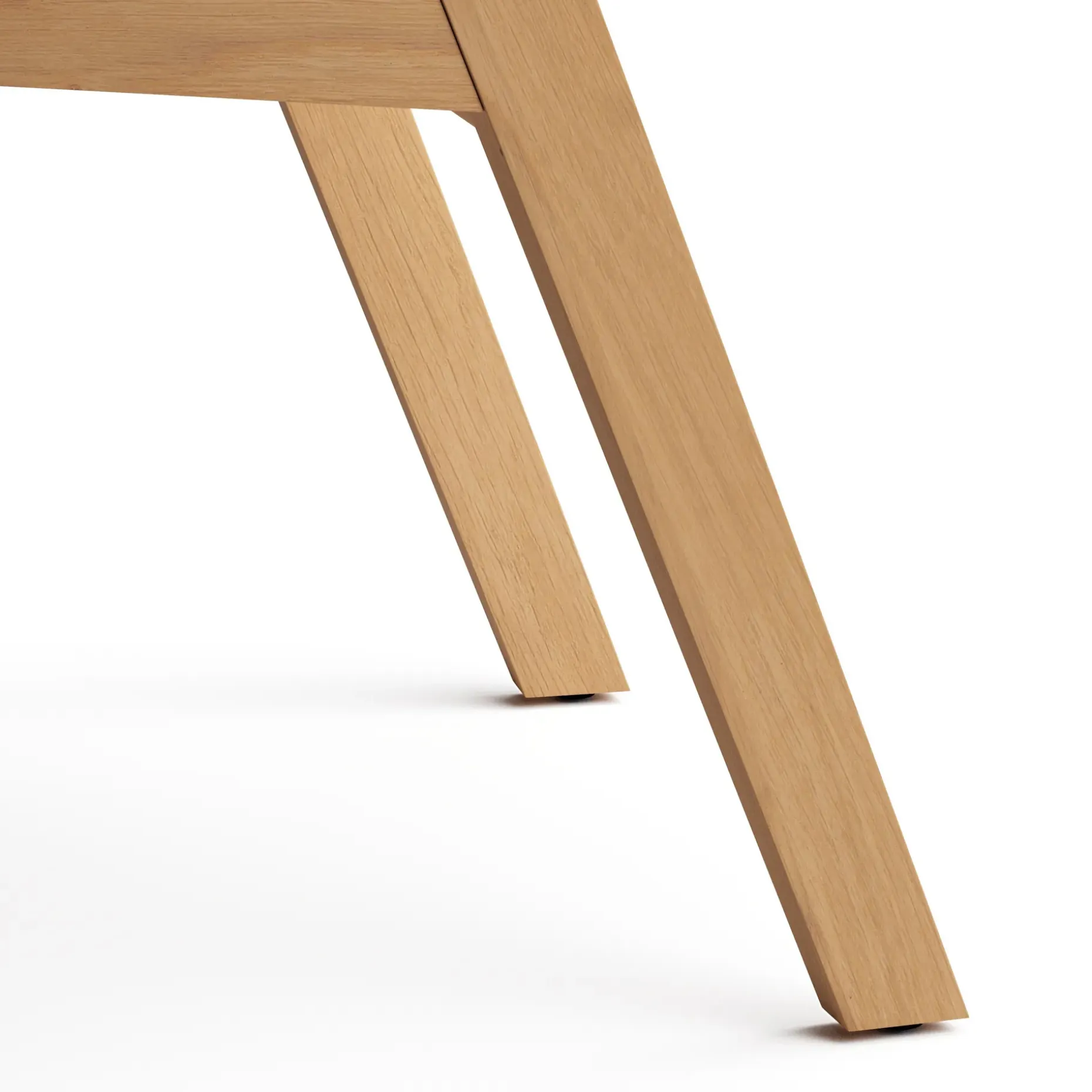 Meja Dining Chair - White Oak and Ratine Buff