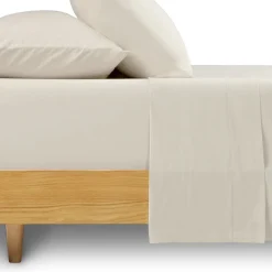 Meso King Brushed Cotton Sheet Set - Light Taupe