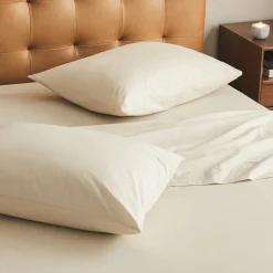 Meso King Brushed Cotton Sheet Set - Light Taupe