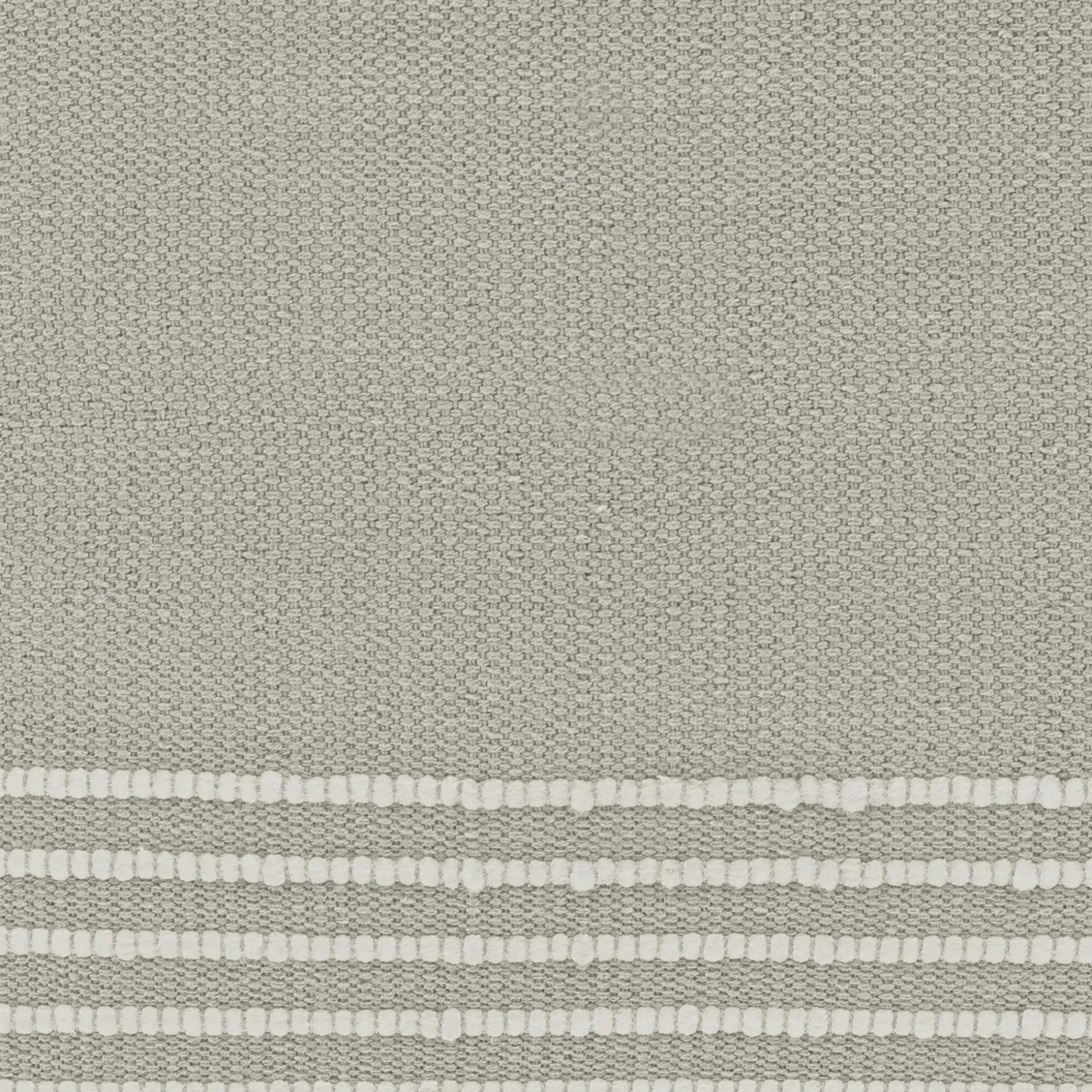 Mika 16" Indoor/Outdoor Pouf - Ridge Taupe