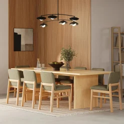 Mikkel Dining Chair - Walnut and Santolina Gray