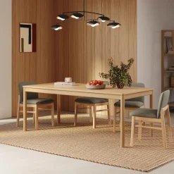 Mikkel Dining Chair - White Oak and Algonquin Green