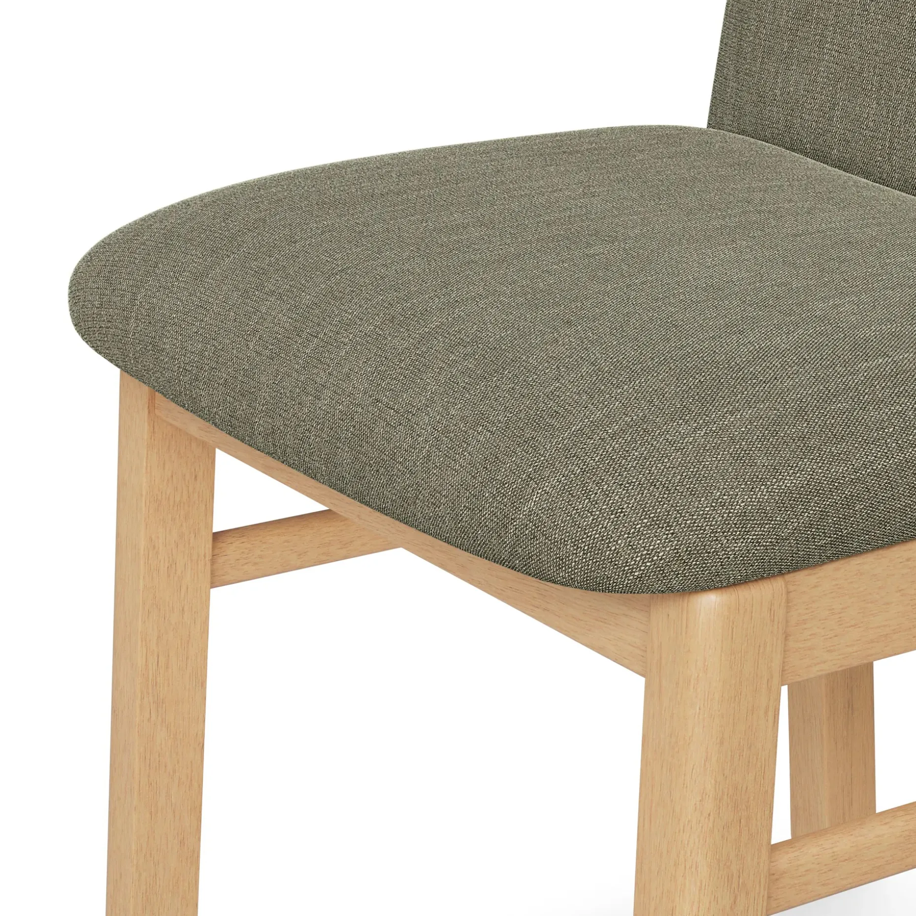 Mikkel Dining Chair - White Oak and Algonquin Green