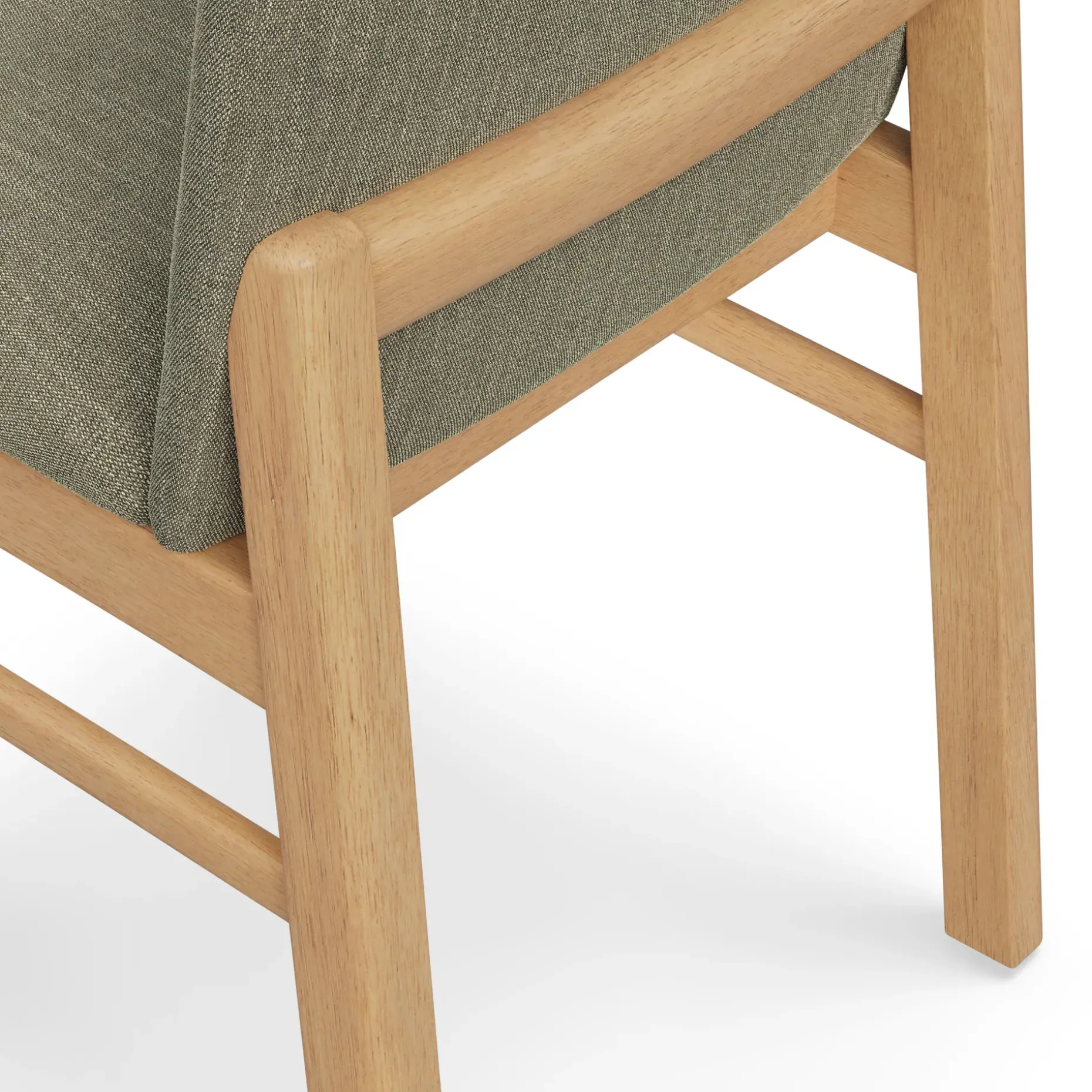 Mikkel Dining Chair - White Oak and Algonquin Green