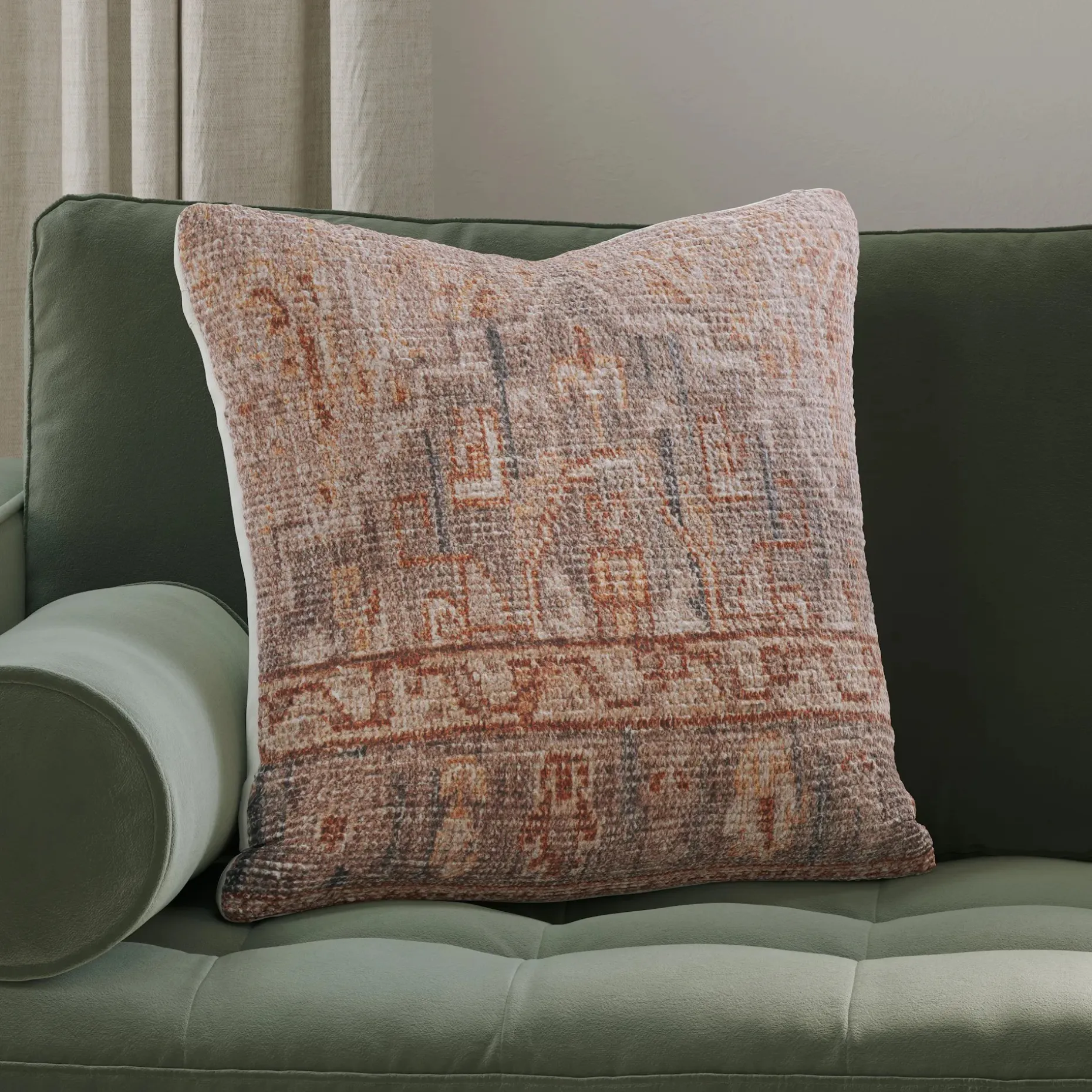 Mina Pillow - Rust