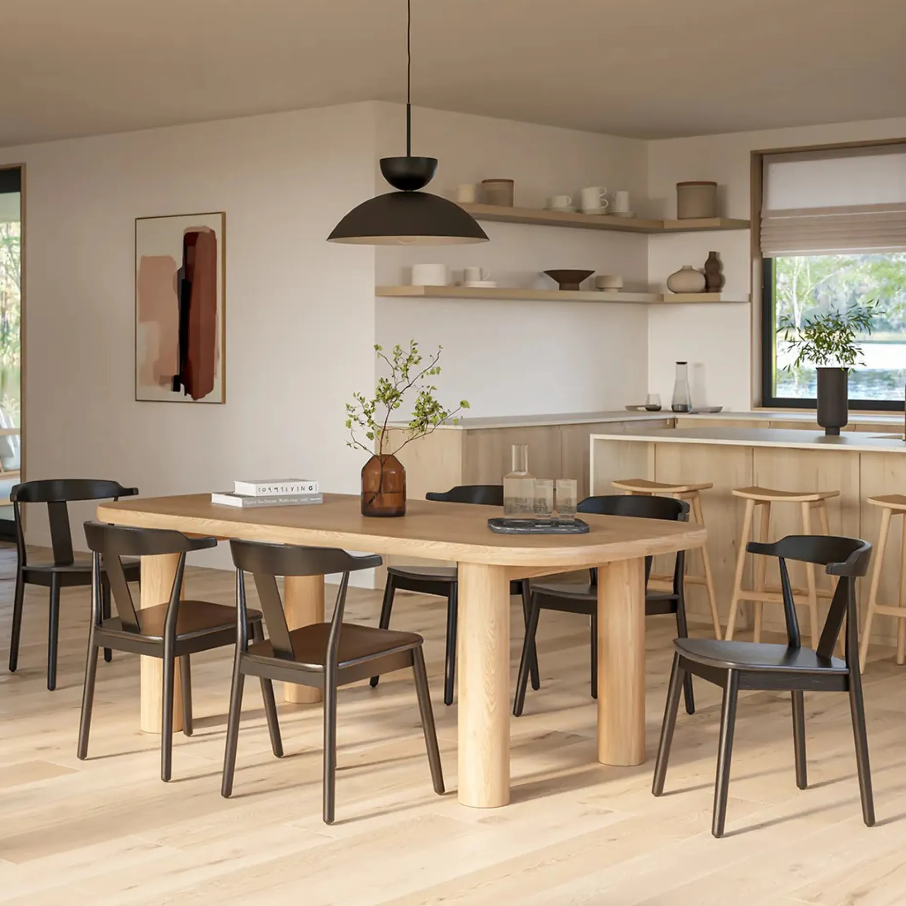 Morton Dining Chair - Black