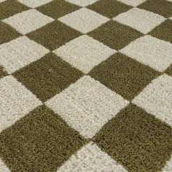 Murray 8 x 10 Wool Rug - Checkered Green