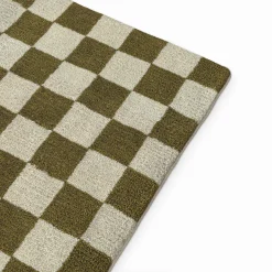 Murray 9 x 12 Wool Rug - Checkered Green