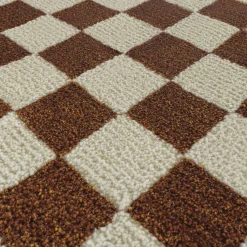 Murray 8 x 10 Wool Rug - Checkered Rust