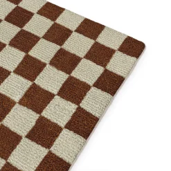 Murray 9 x 12 Wool Rug - Checkered Rust