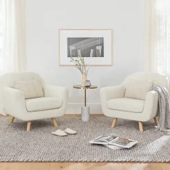 Narro Marble Side Table - Brass