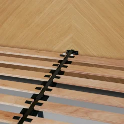 Nera King Low Profile Bed - Oak