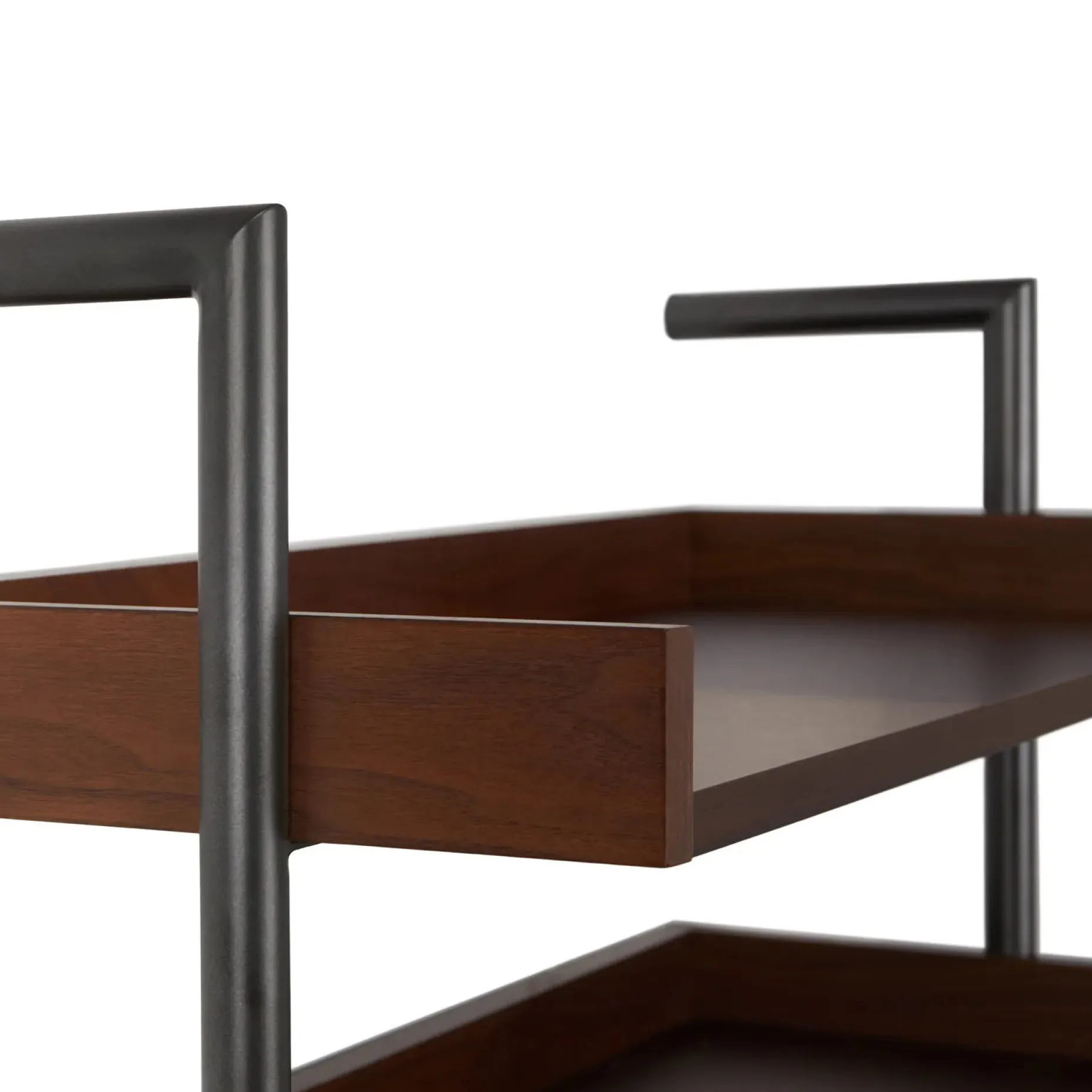 Newberry 31.25" Shelving Unit, Wide - Walnut