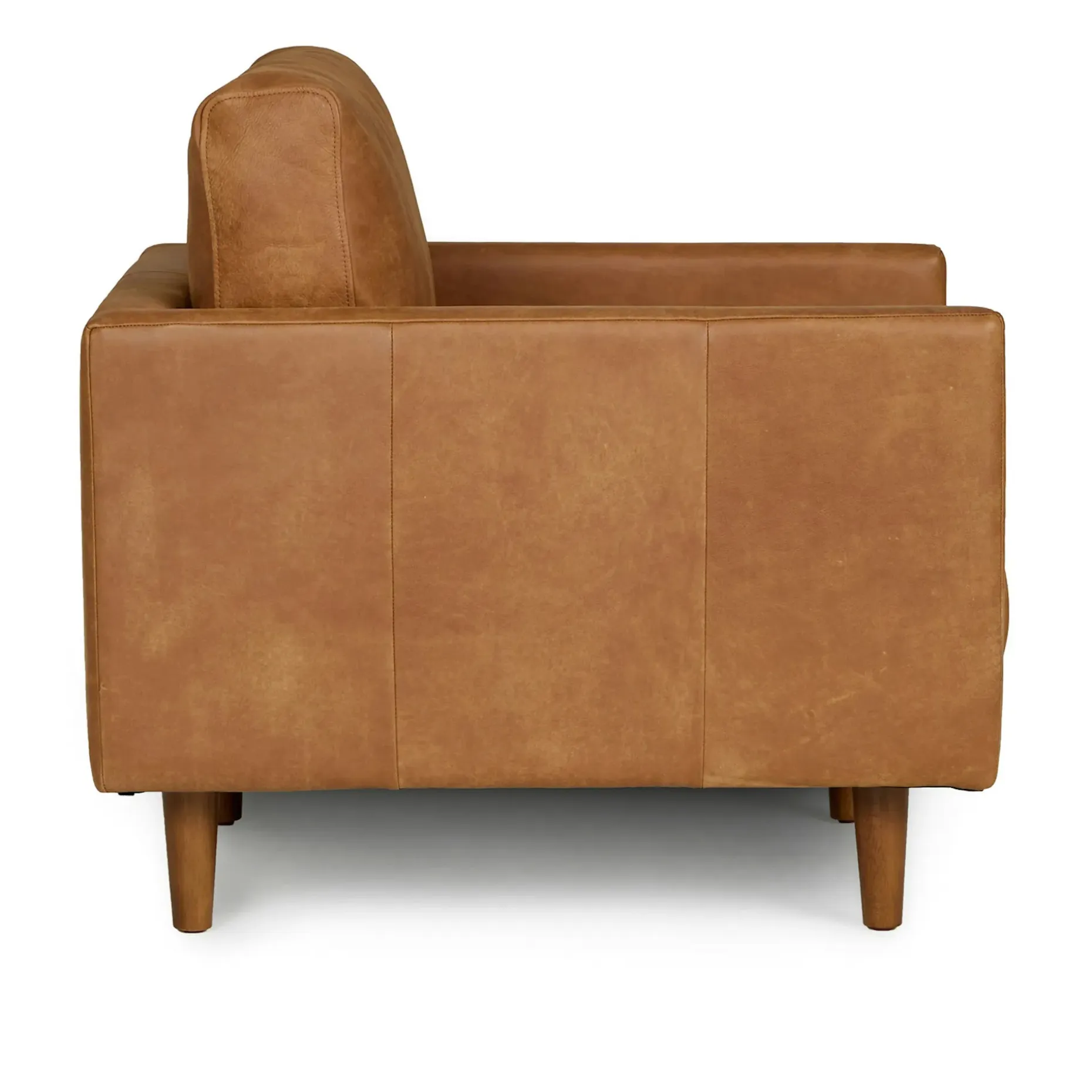 Nirvana 30" Leather Lounge Chair - Dakota Tan