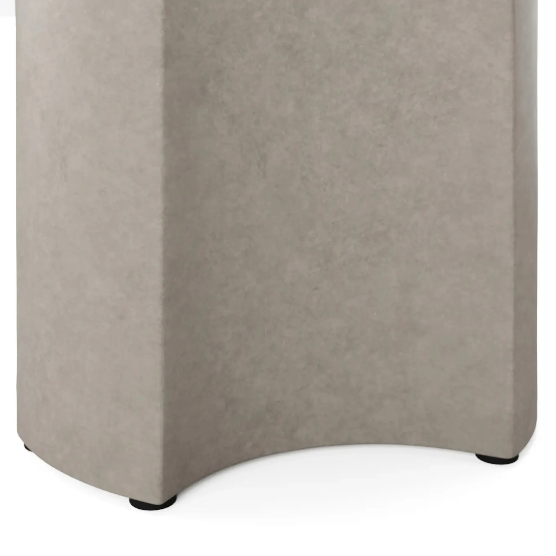 Noah Outdoor Cement Drink & Side Table Set - Gray