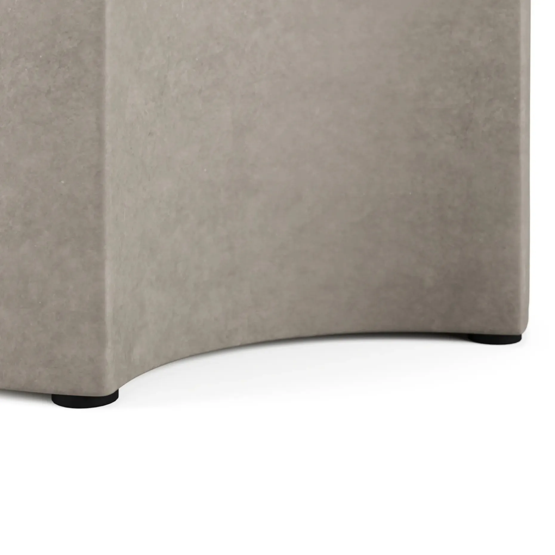 Noah Outdoor Cement Drink & Side Table Set - Gray